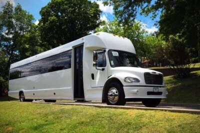 Bergen Limo offers Freightliner Party Bus Rental